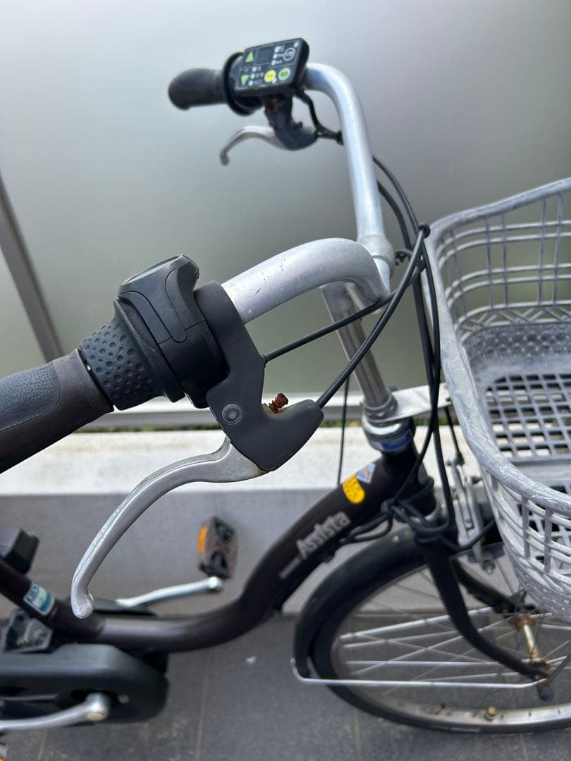 熊本市引取り限定　電動アシスト自転車 2バスケット付き