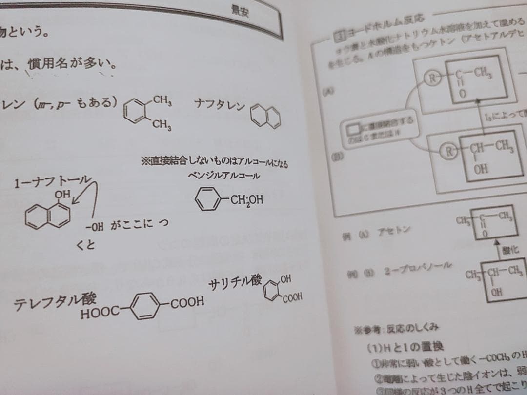駿台　景安聖士先生　化学講義プリント　有機化学+α　上位クラス 　鉄緑会　河合塾