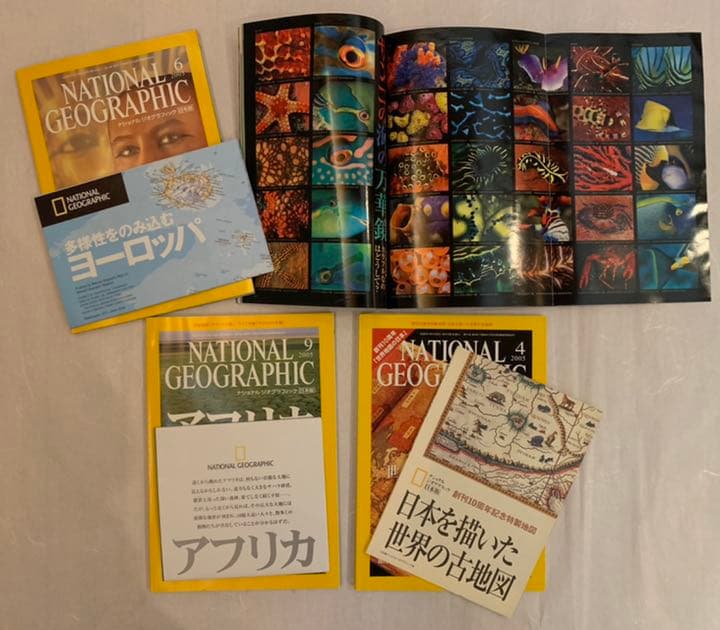 学校教材 写真 地図 ナショナルジオグラフィック　40冊