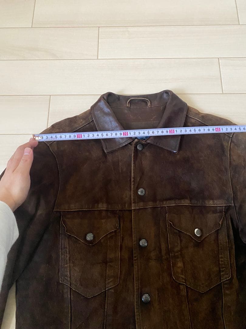 (希少)90s Ralph Lauren スエードトラッカージャケット　Sサイズ
