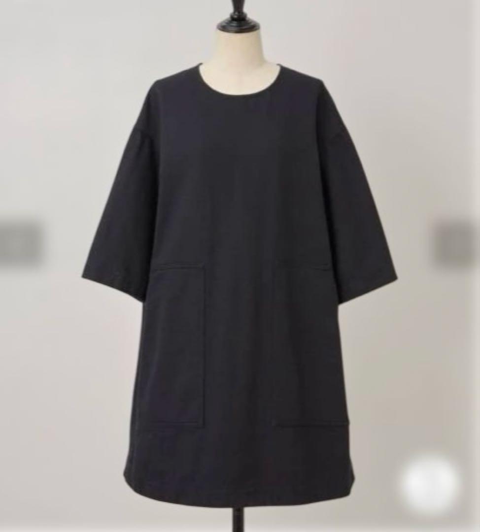 【ケイト　(๑˃̵ᴗ˂̵)☆彡】 コットンミニワンピース　ブラック
