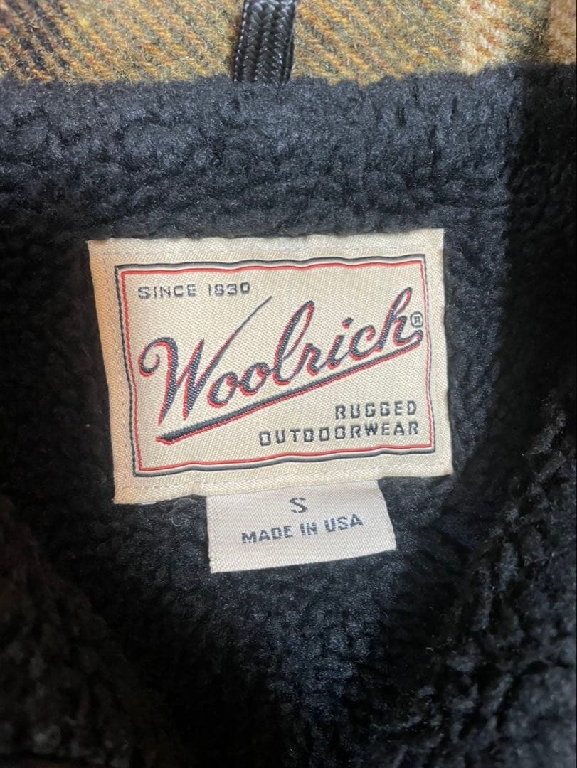 to-ta　Woolrich チェック柄　ボアジャケット S ビンテージ