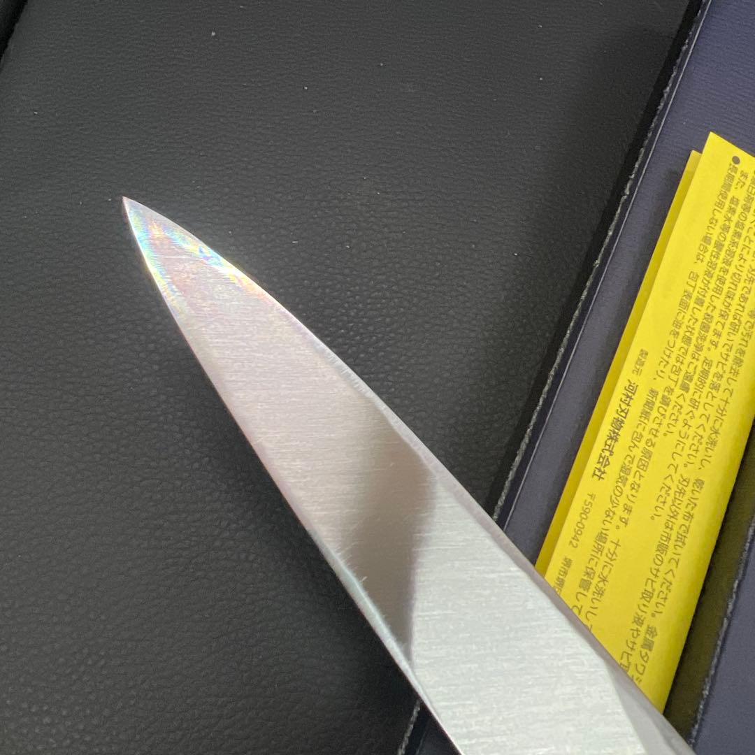 ★新品送料込★源正房はがね鍛造刺身包丁180mm右片刃裏押し加工化粧箱入り