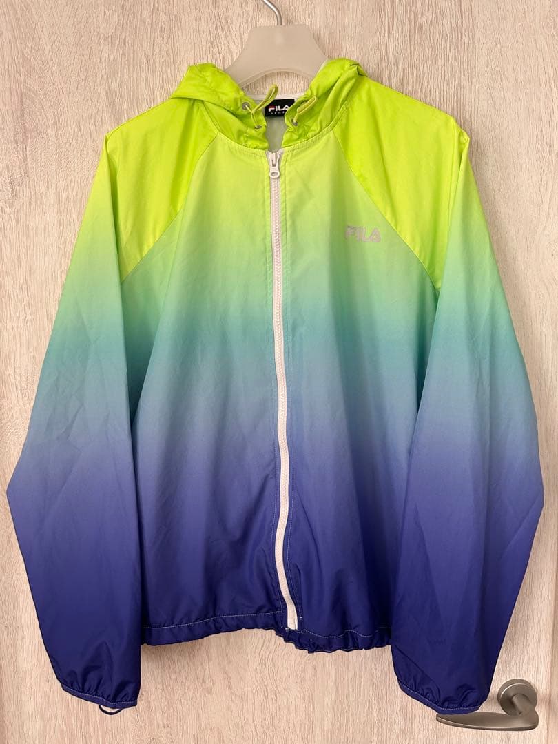 FILA グラデーション ウィンドブレーカー ジャケット ビンテージ ランニング