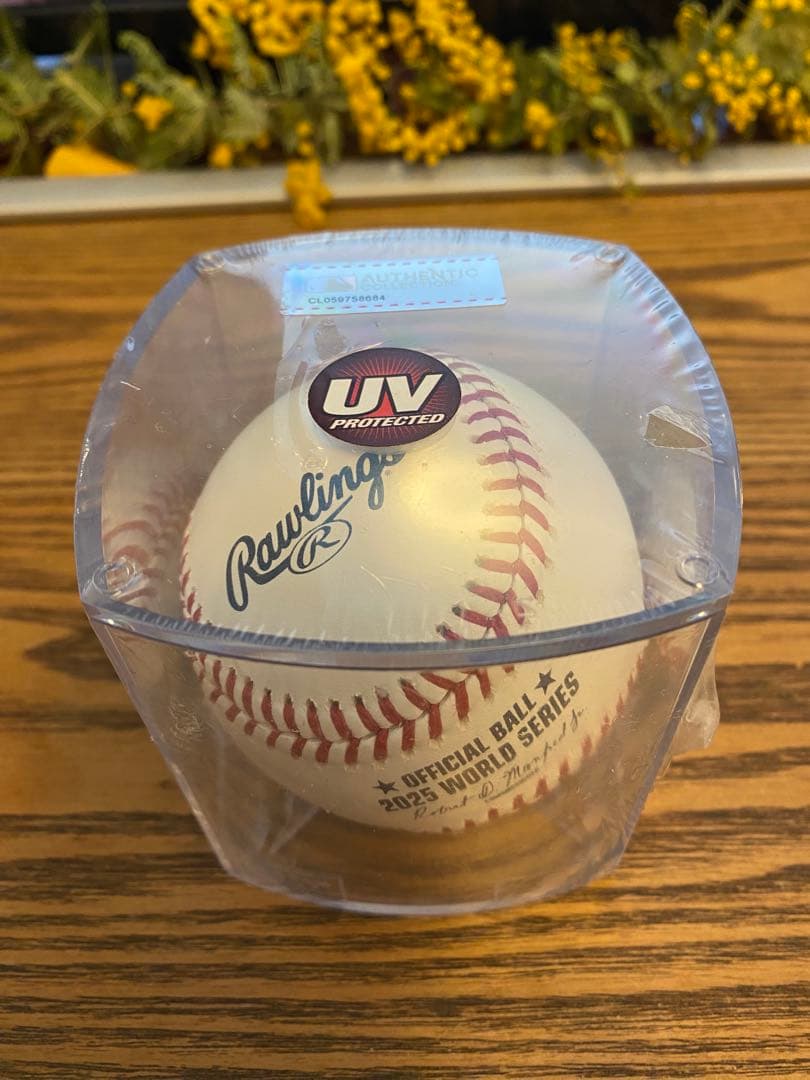 【未開封】2025 MLB ワールドシリーズ 公式球 記念ボール