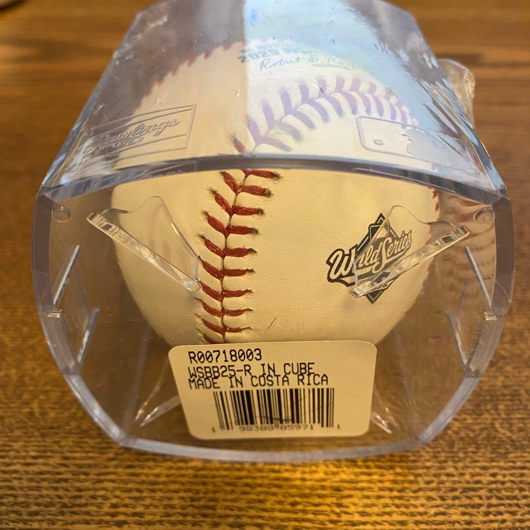 【未開封】2025 MLB ワールドシリーズ 公式球 記念ボール