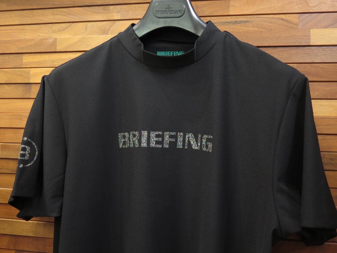 ⓂBRIEFING GOLFブリーフィングゴルフEARTHハイネックRFシャツ黒