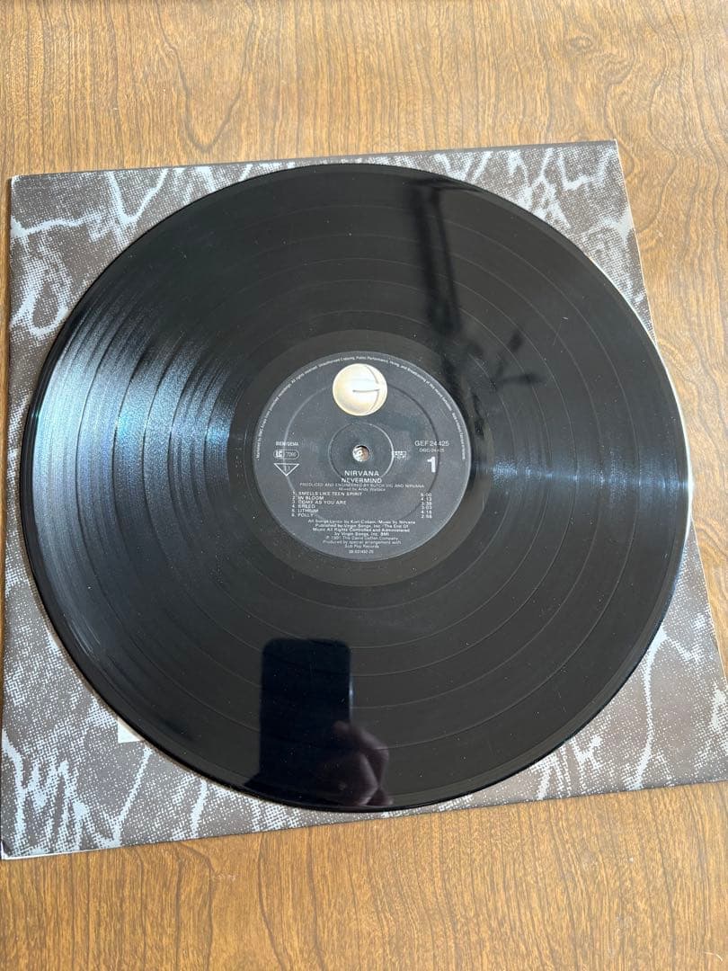 NIRVANA NEVERMIND レコード　1991年製　ホーランド製