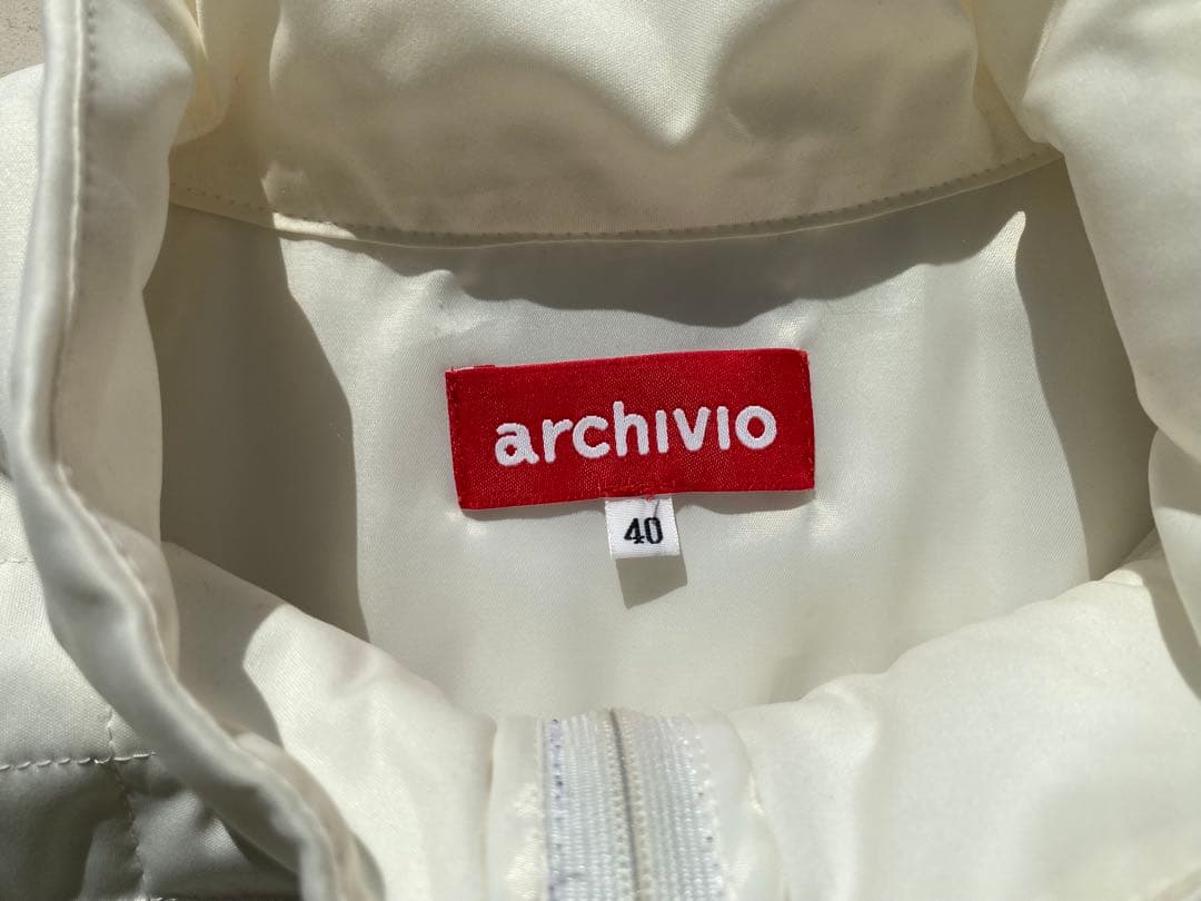 お値下げ！archivio ホワイト キルティングジャケット