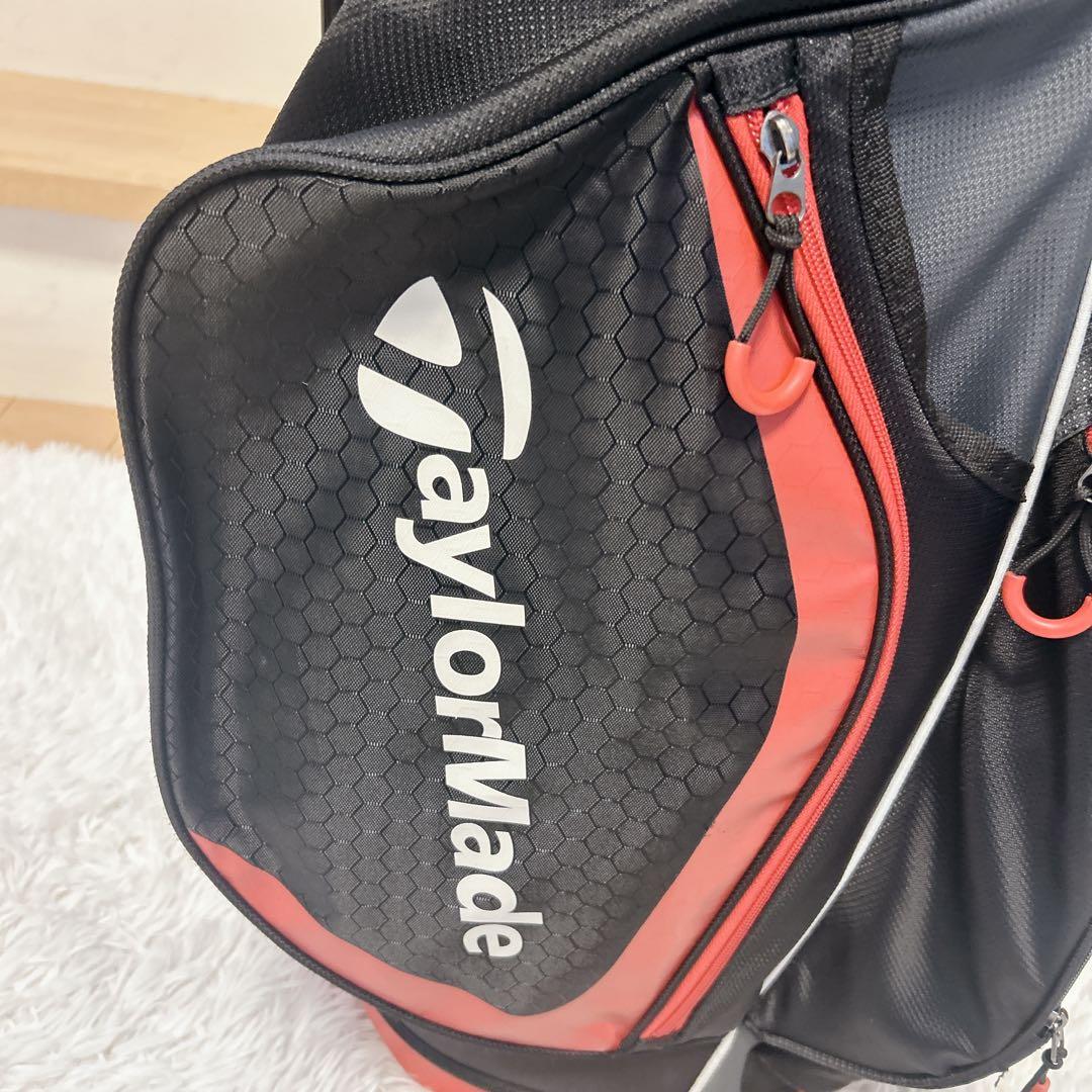 【美品】TaylorMade スタンド型 キャディバッグ テーラーメイド ゴルフ