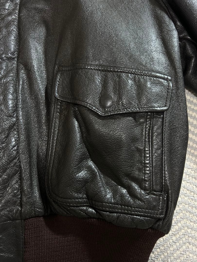 80s l.l.bean A-2 レザージャケットフライト 44 USA製