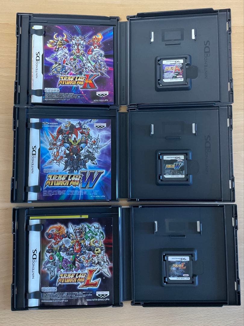 スーパーロボット大戦　K、L、W ３本セット　クリアデータ有り