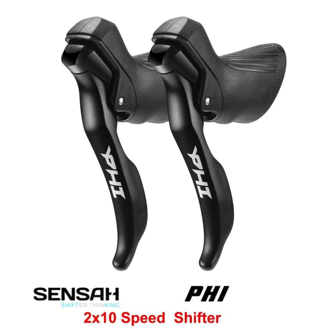 SENSAH PHI 2×10 STIレバー シマノ10速対応 センサー 新品!