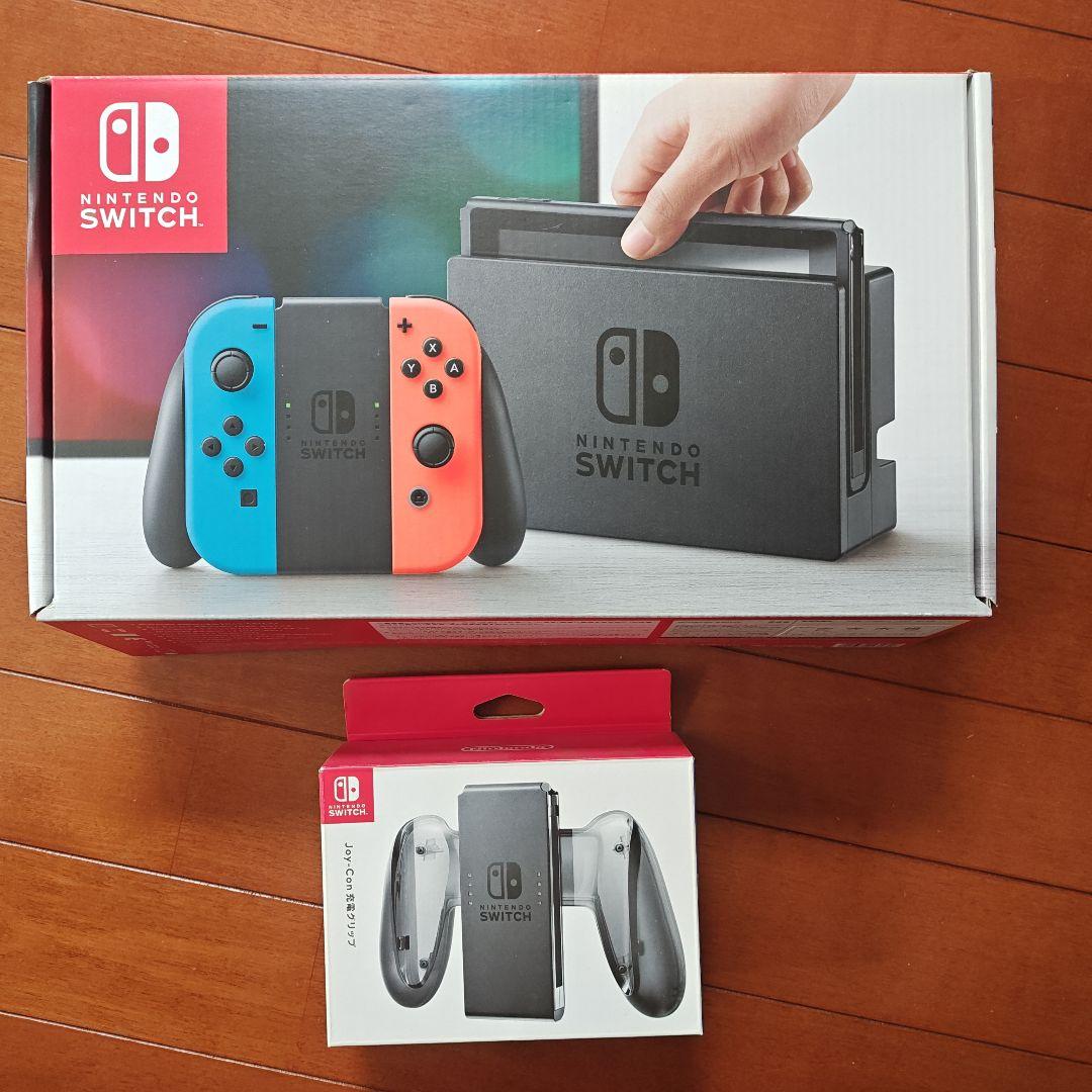 おまけ付き　Nintendo Switch ネオンブルー/ネオンレッド 本体
