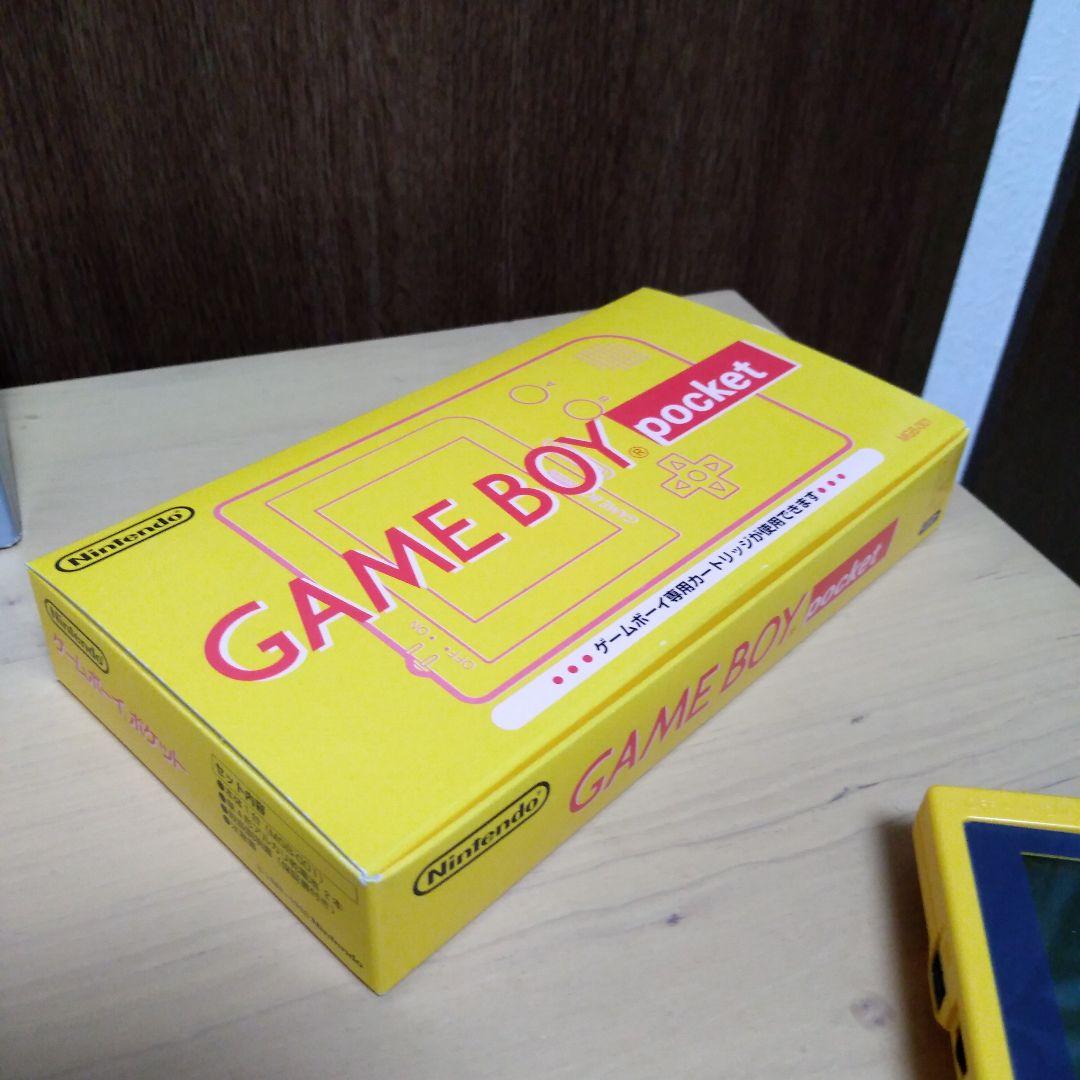 ゲームボーイポケット 黄色 ポケット専用ACアダプタ付き