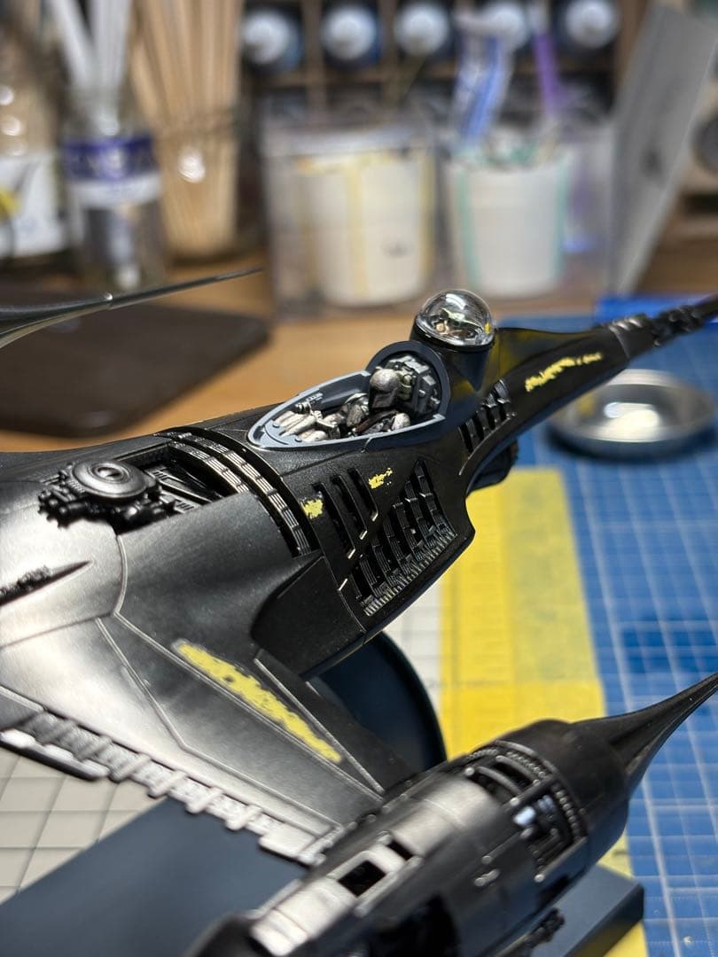 バンダイ N-1スターファイター 塗装完成品