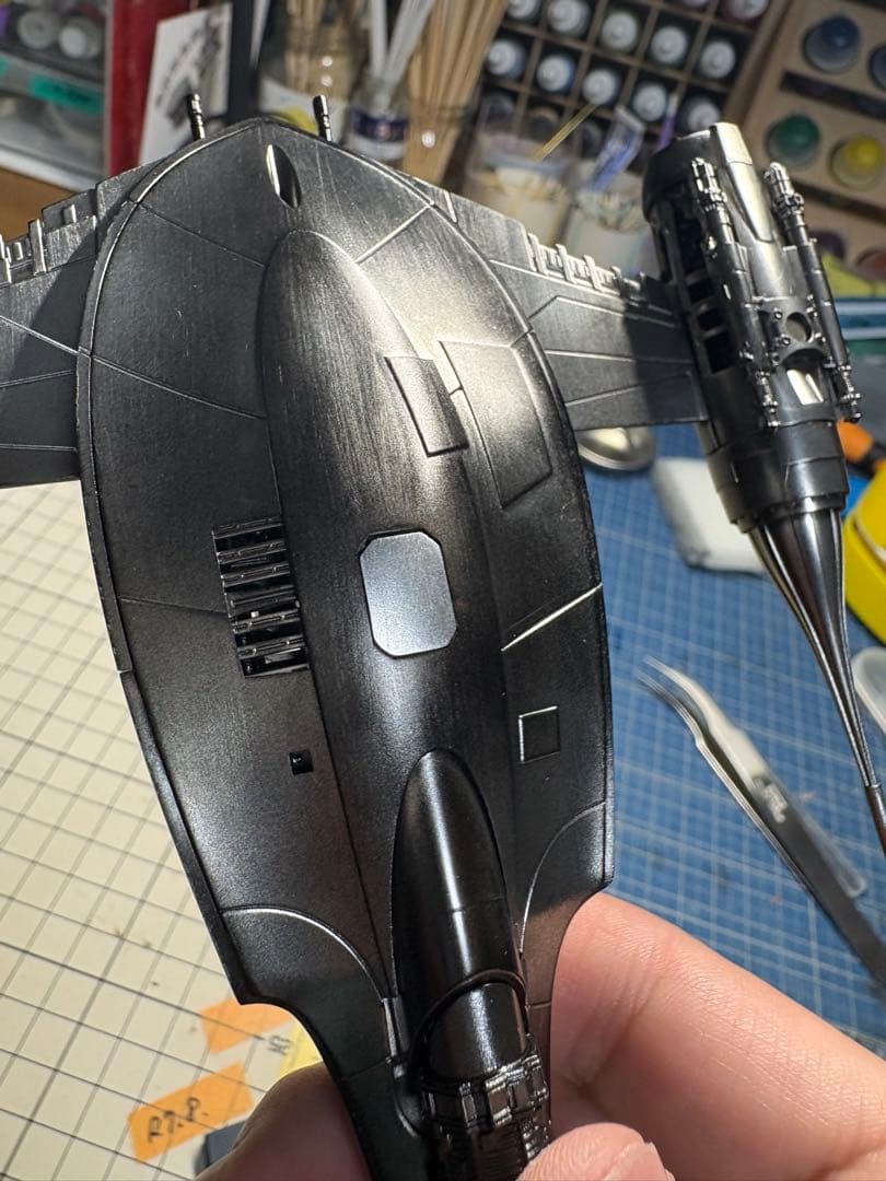 バンダイ N-1スターファイター 塗装完成品