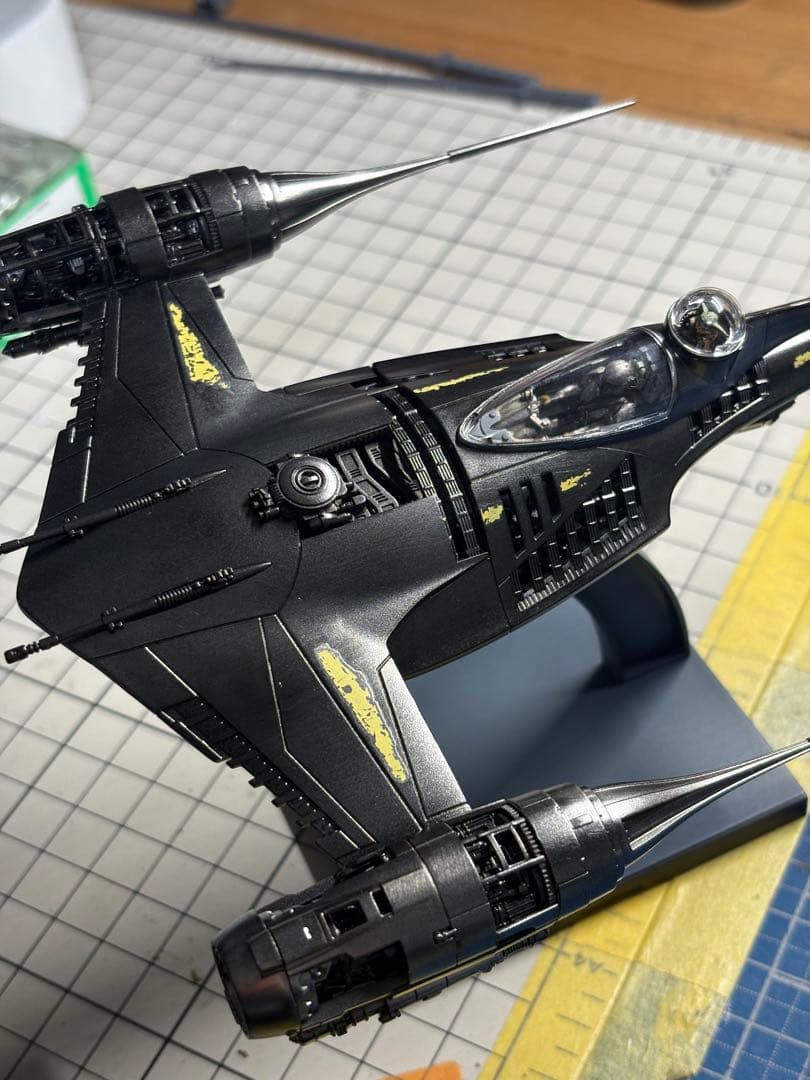 バンダイ N-1スターファイター 塗装完成品