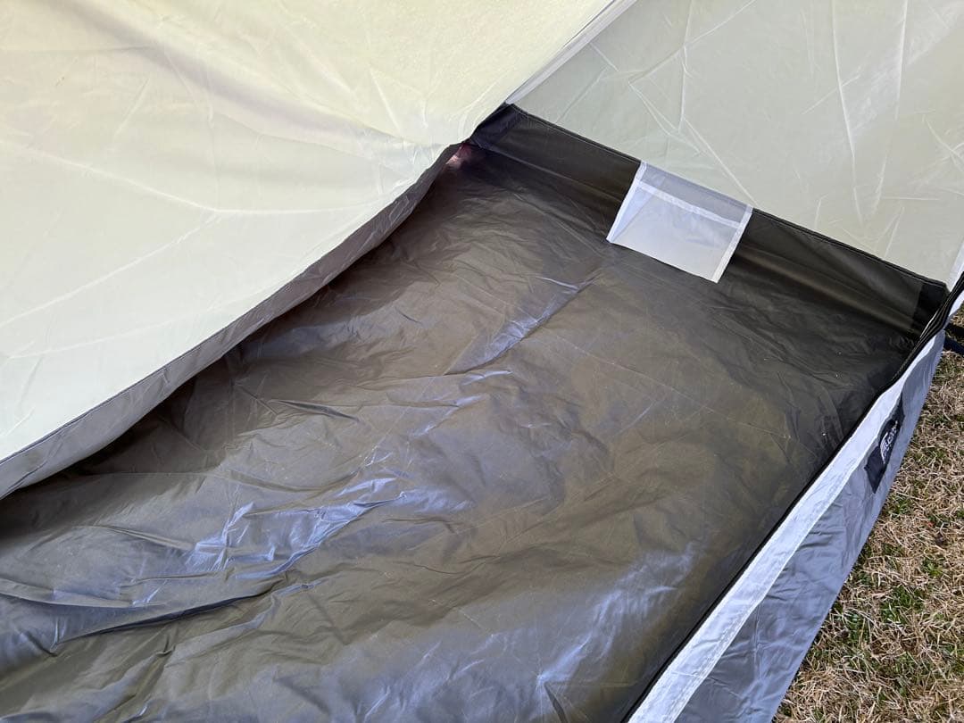 PUPTENT320 サイド、前幕付き　パップテント フィールドア