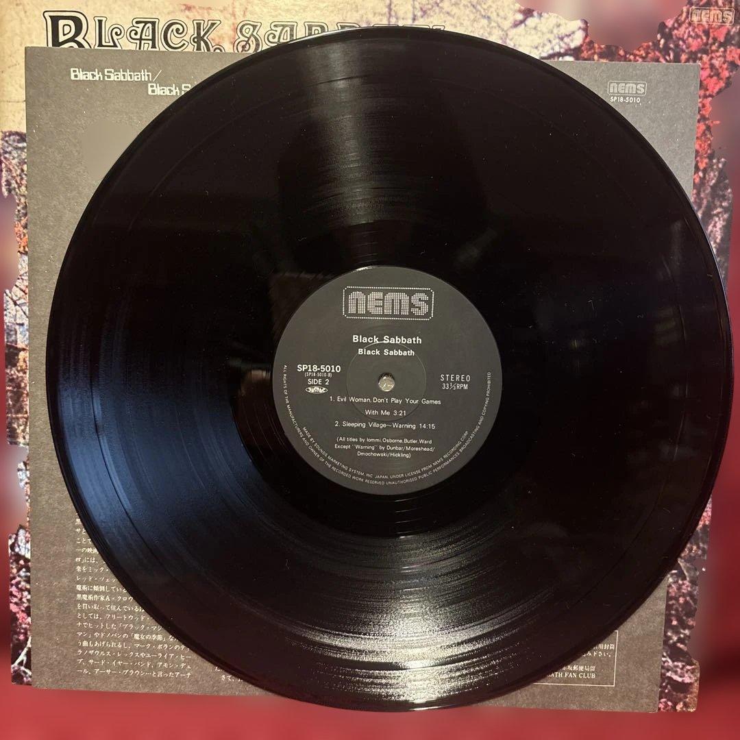 LPレコード♬BLACK SABBATH ブラック・サバス「黒い安息日」