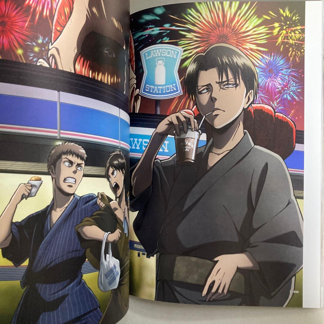 進撃の巨人 ANIME ILLUSTRATIONS イラスト集　匿名配送