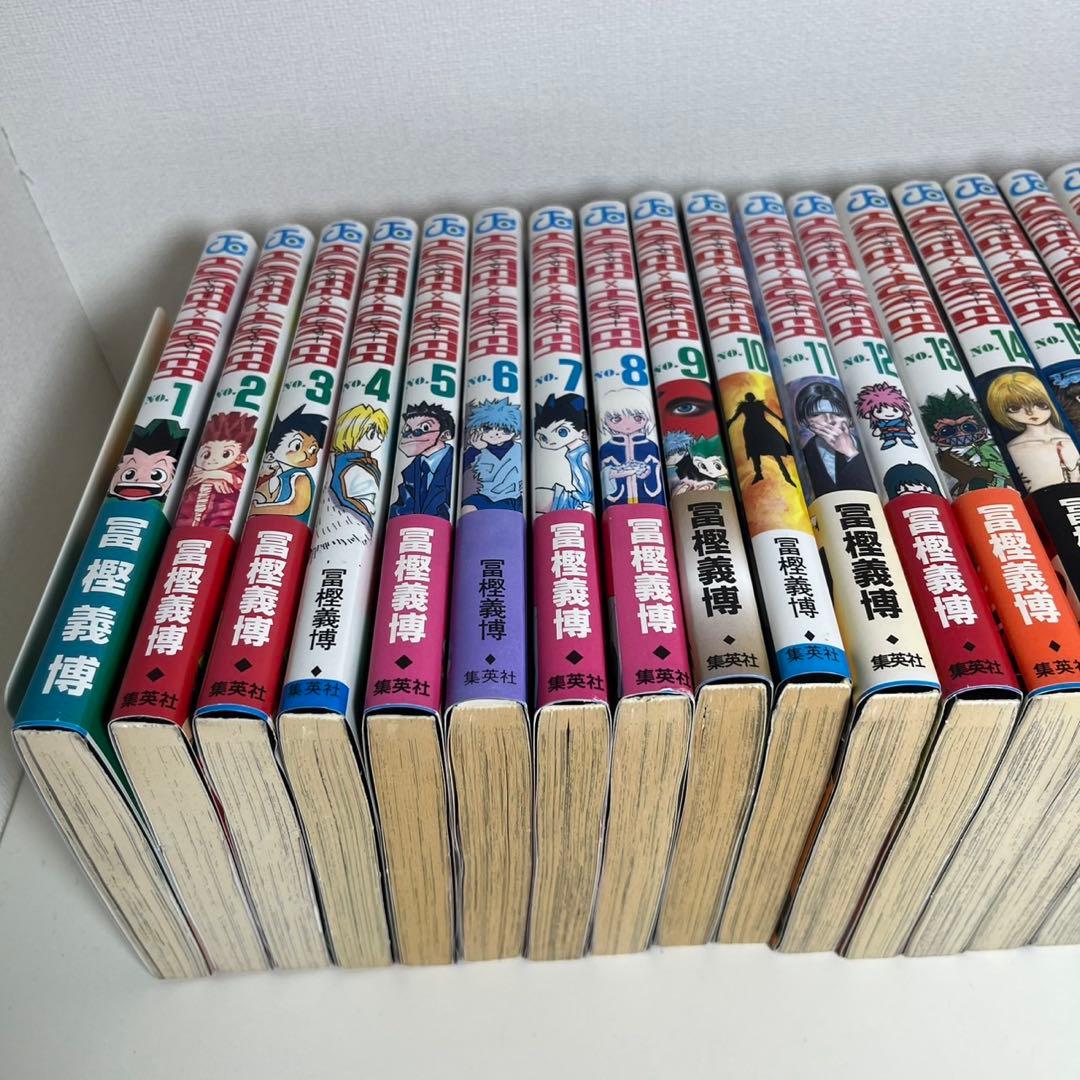 HUNTER×HUNTER 全巻 初版,帯 多数 + 0巻,ハンターズガイド