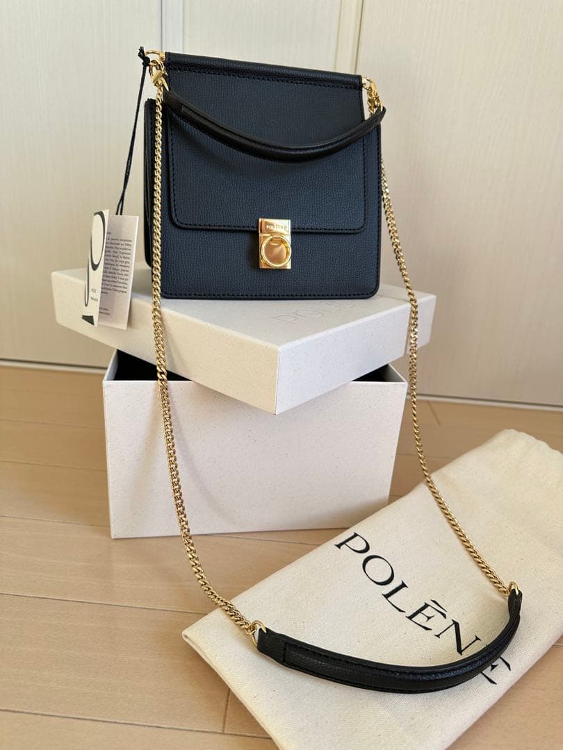 POLÈNE sept ポレーヌ ヌメロ セプト ミニ ブラック