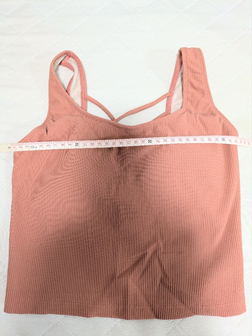 (最終価格)新品未使用タグ無し【SUKALA】テラコッタ リブ ヨガ上下(S)