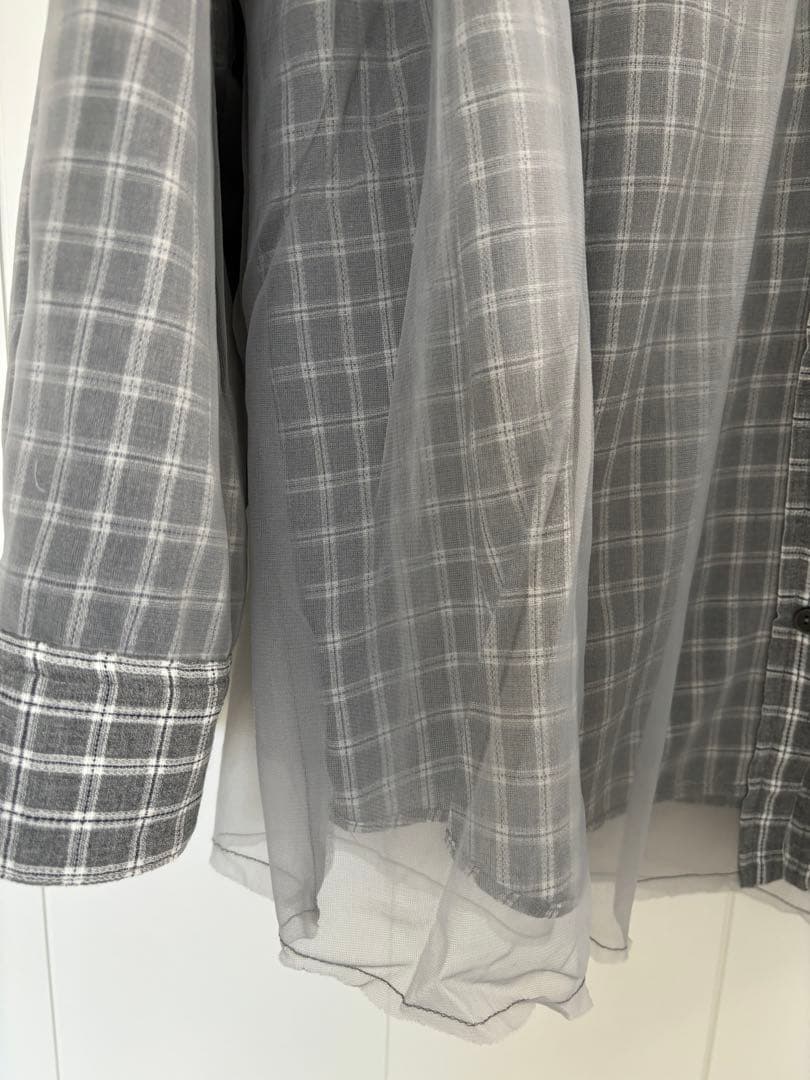 メゾンスペシャル Reversible Voile Shirt