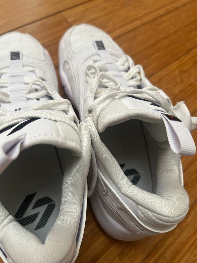 NIKE Jordan バッシュ 7.5 US ホワイト25.5センチ
