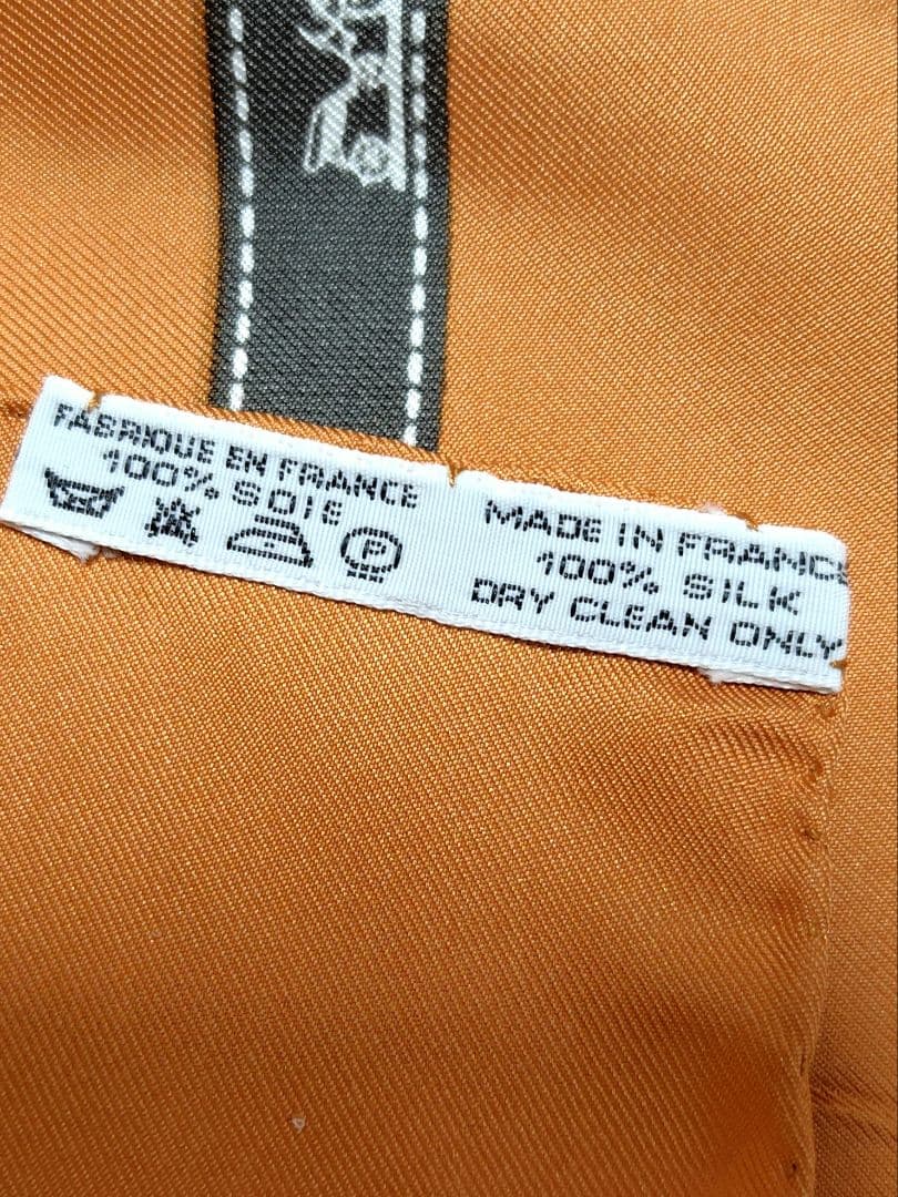 お値下げしました。HERMES オレンジ スカーフ