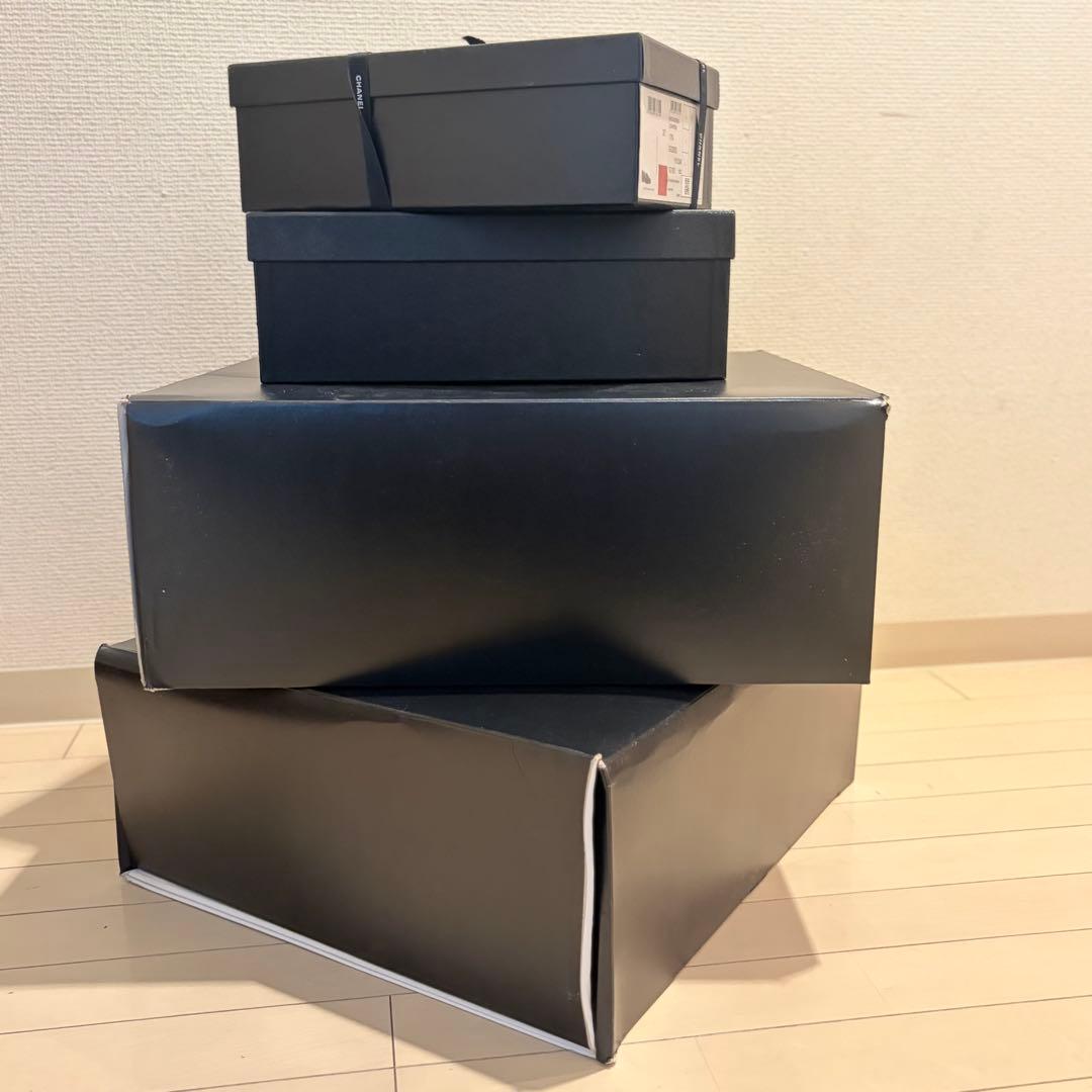 CHANELバッグ用特大ボックス空箱保存袋ポーチショッパーセット空箱15個まとめ