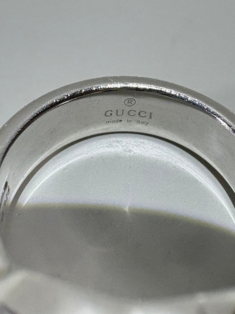 GUCCI インターロッキングダブルG リング刻印サイズ:6号【ポーチ付】