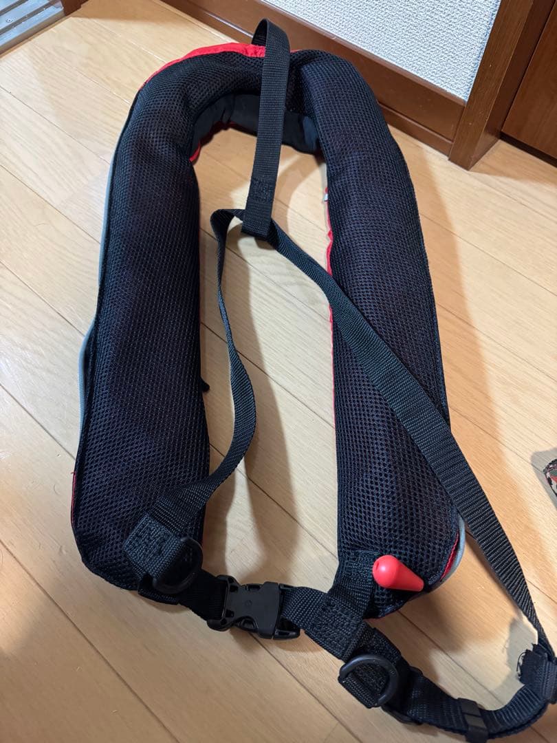 MARUKYU TK-2420 ライフジャケット レッド サクラマーク ほつれ有