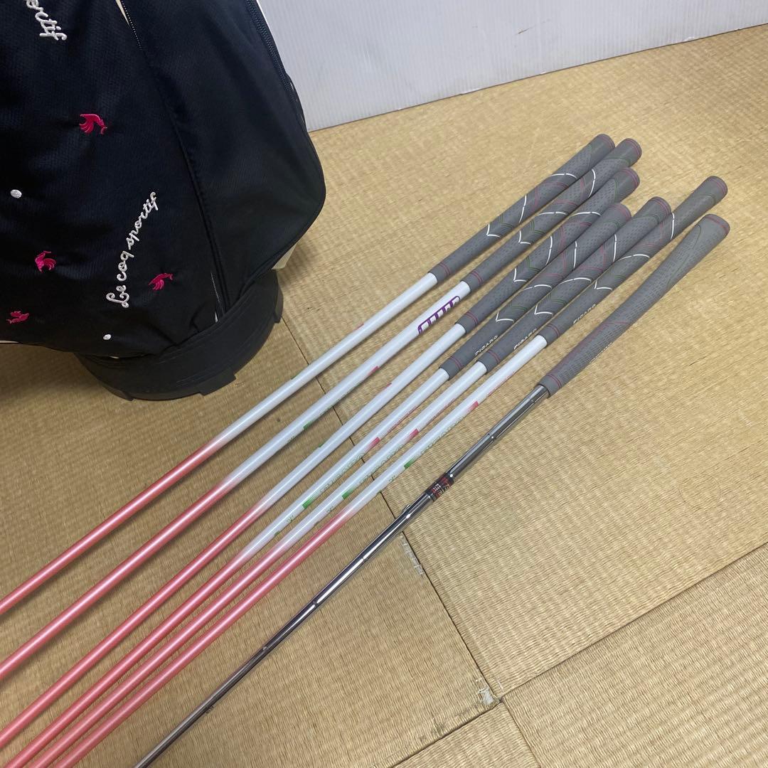 マルマン FIGARO レディースゴルフ 7本セット ルコック バッグ付き 中古