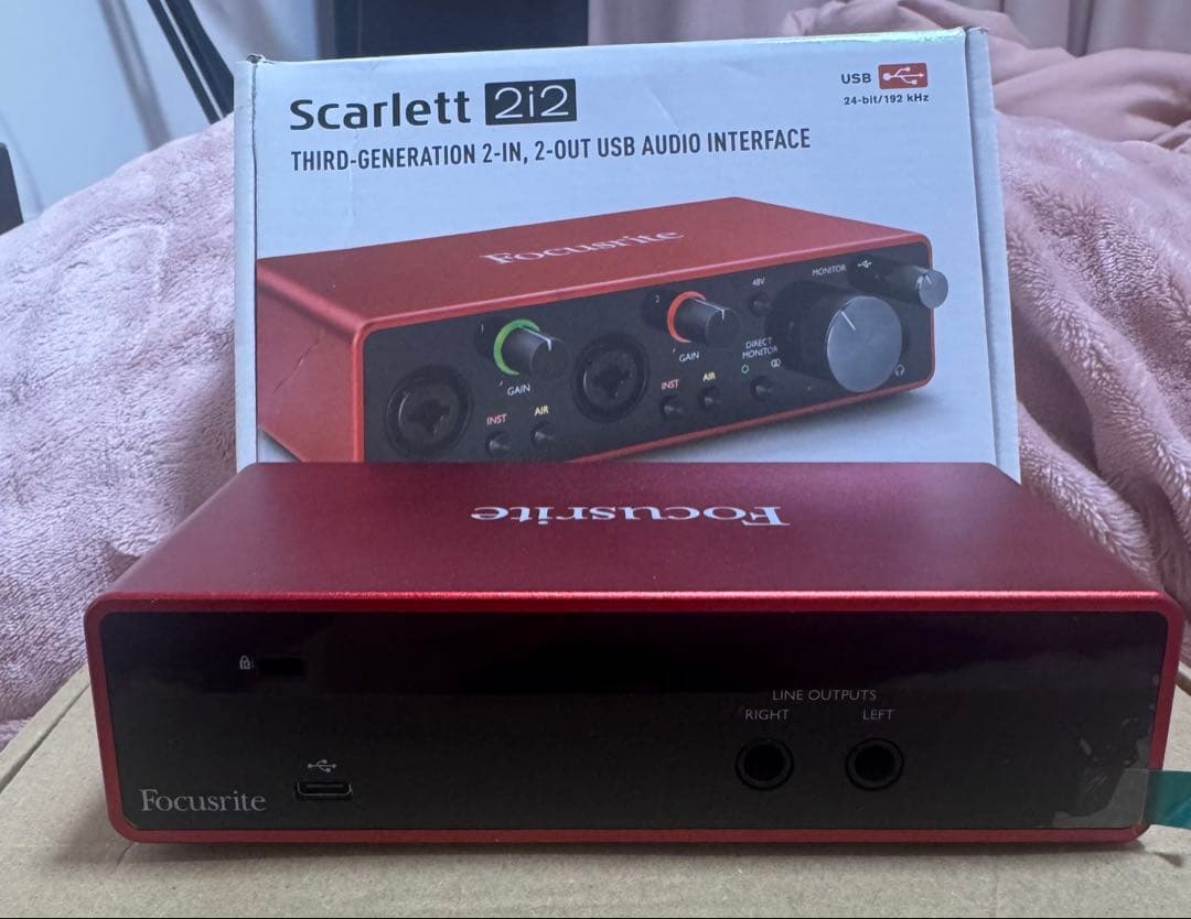 Focusrite Scarlett 2i2 3rd Gen 未使用 付属品完備