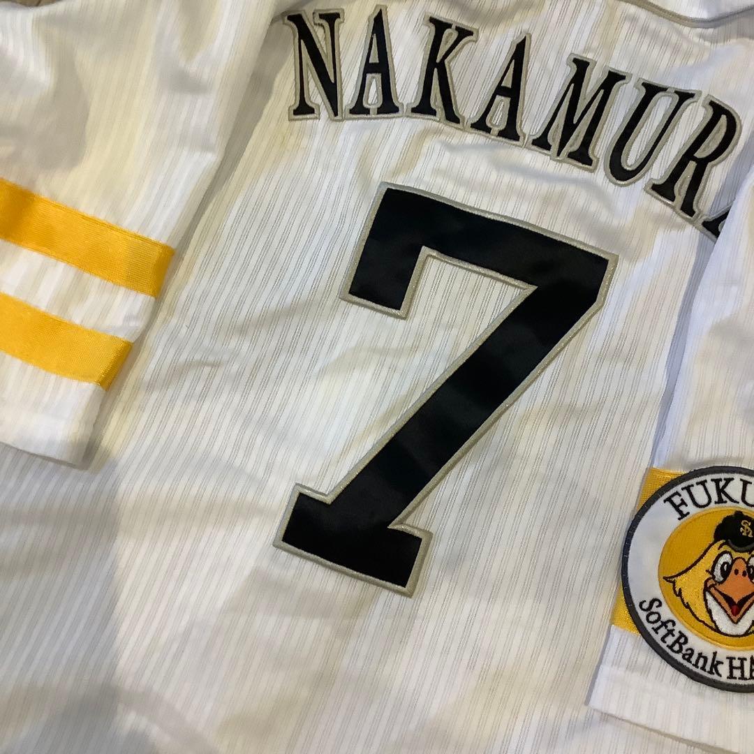 福岡ソフトバンクホークス　中村晃　ユニフォーム　 XLサイズ