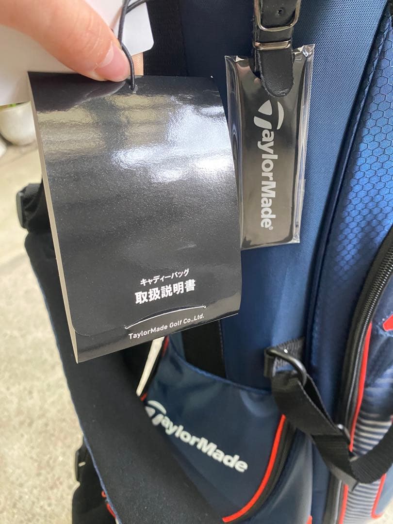 TaylorMade ゴルフバック スタンドバッグ ネイビー/レッド