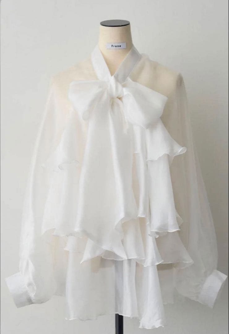 ❥petite＊mi-mi❥SALE ！2点BIGリボンチュニック 白、黒