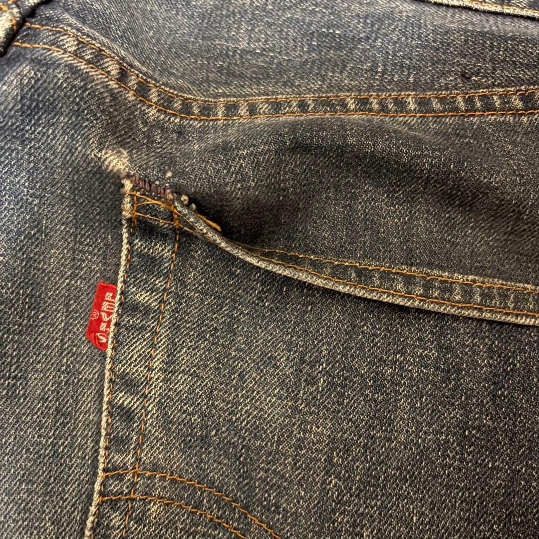 ノーリペア 60s 70s levis 505 BIG E 実寸W34 デニム