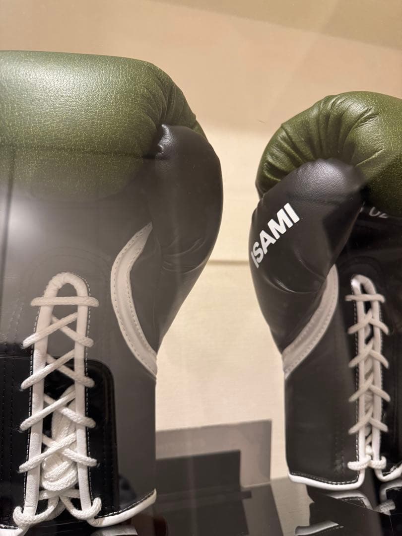 朝倉未来RIZIN サイン入り ボクシンググローブ グリーン