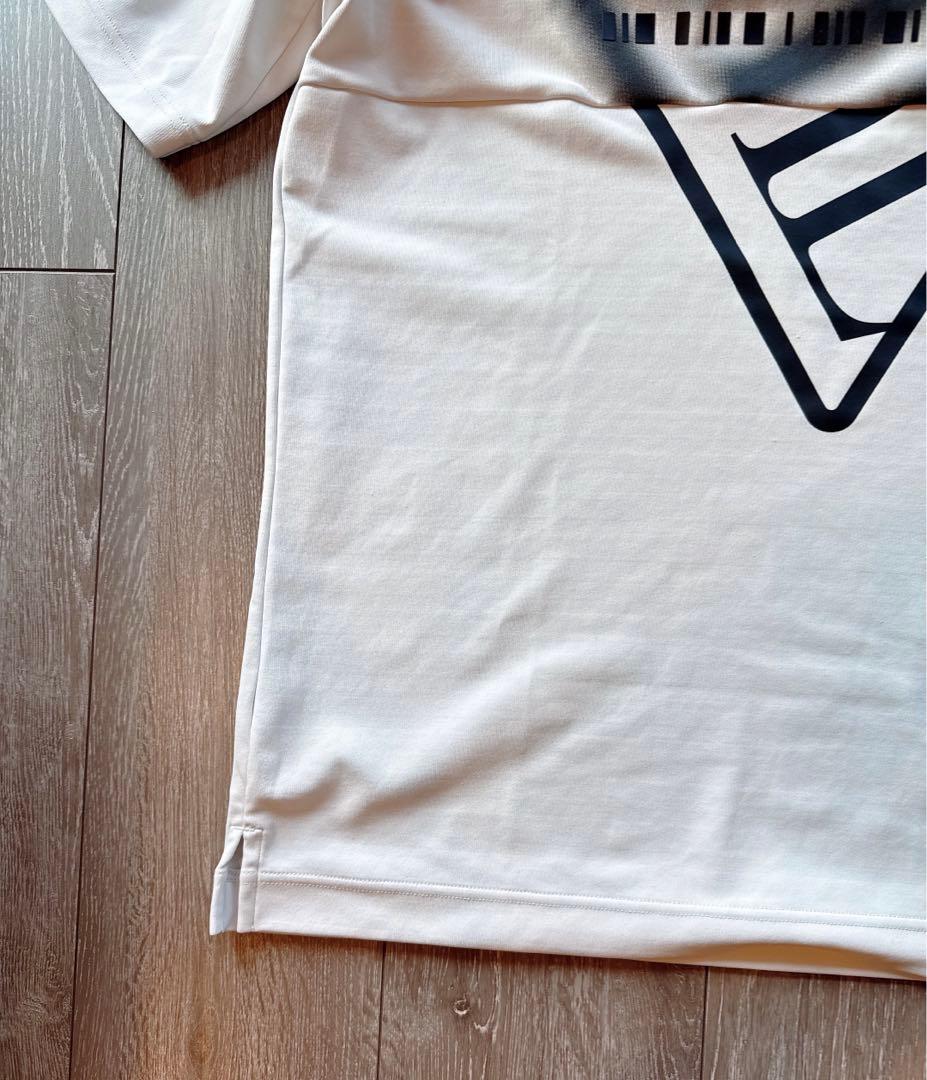【美品】MARK&LONA モックネックシャツ code 白
