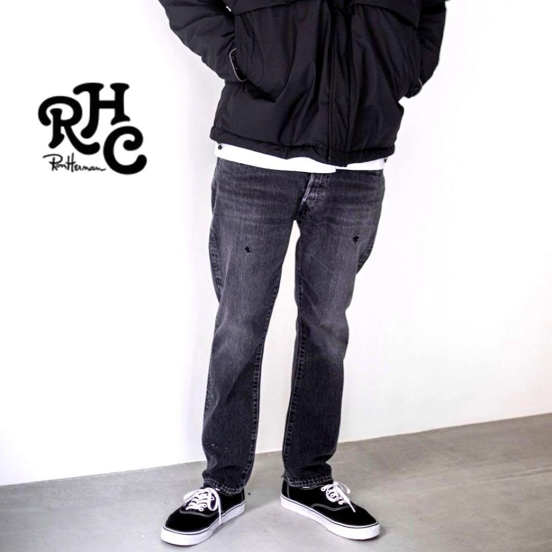 パンツ RHC/Ron Herman ARNOLD black indigo denim