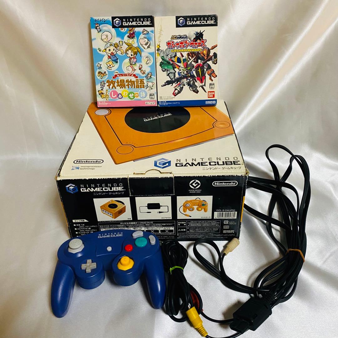 【箱付き・良品】任天堂ゲームキューブ　ゲームキューブ　本体　コントローラー