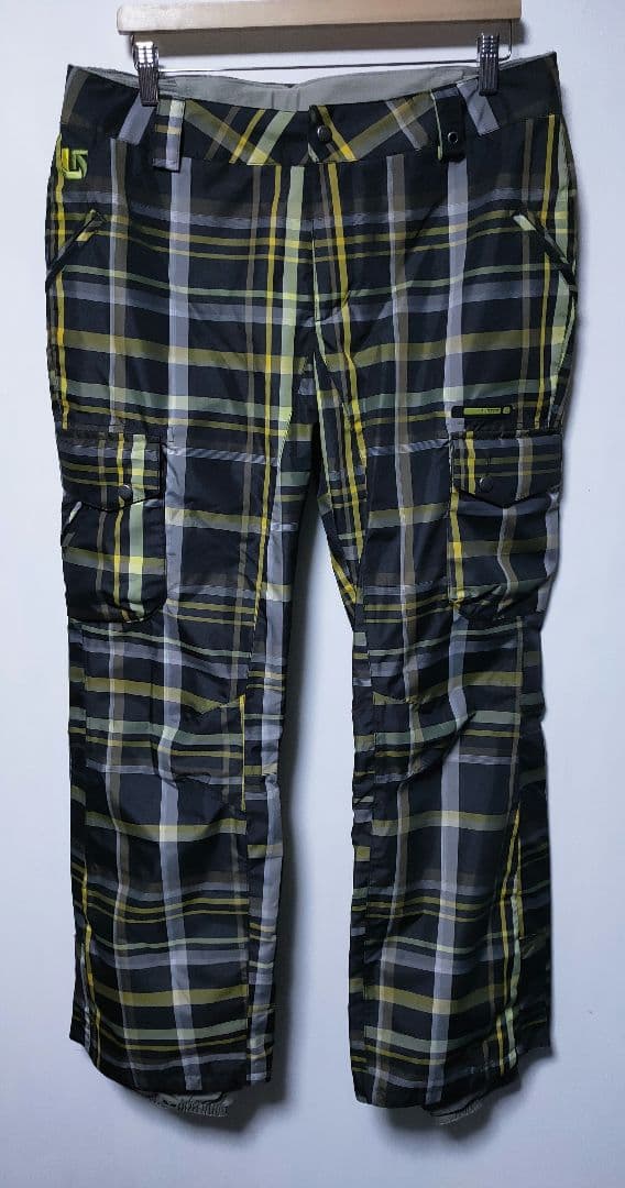 【バートン BURTON】スノーボードウェアパンツ ズボン ブラックチェック