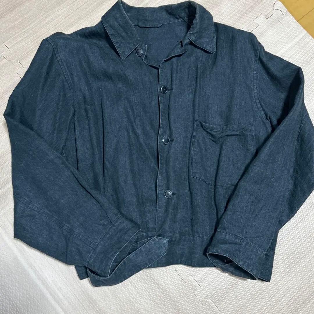 最終値下げ　COMOLI コモリ リネンベルテッド　ジャケット