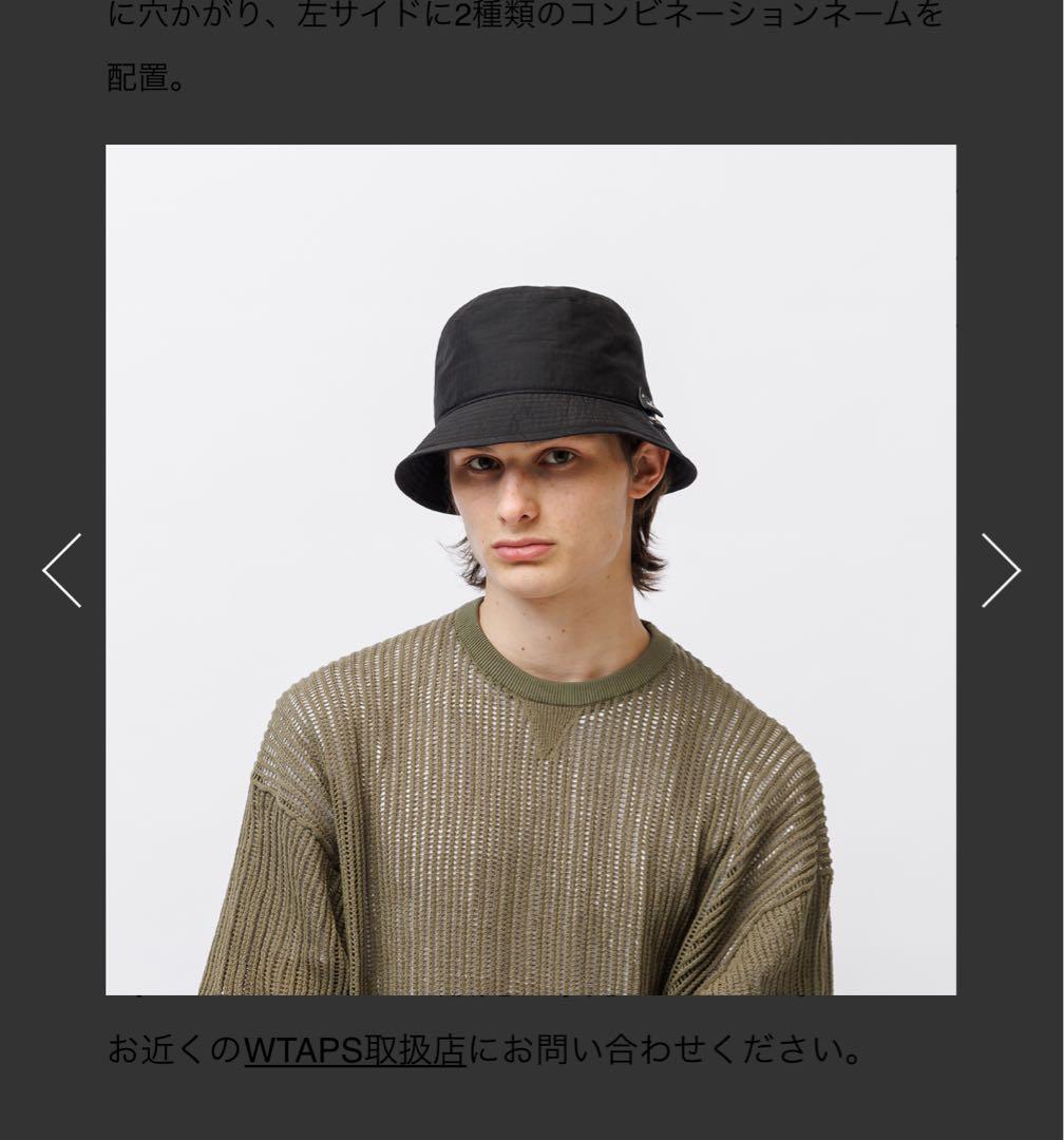 WTAPS ブラック バケットハット 251HDT-HT15 サイズ04