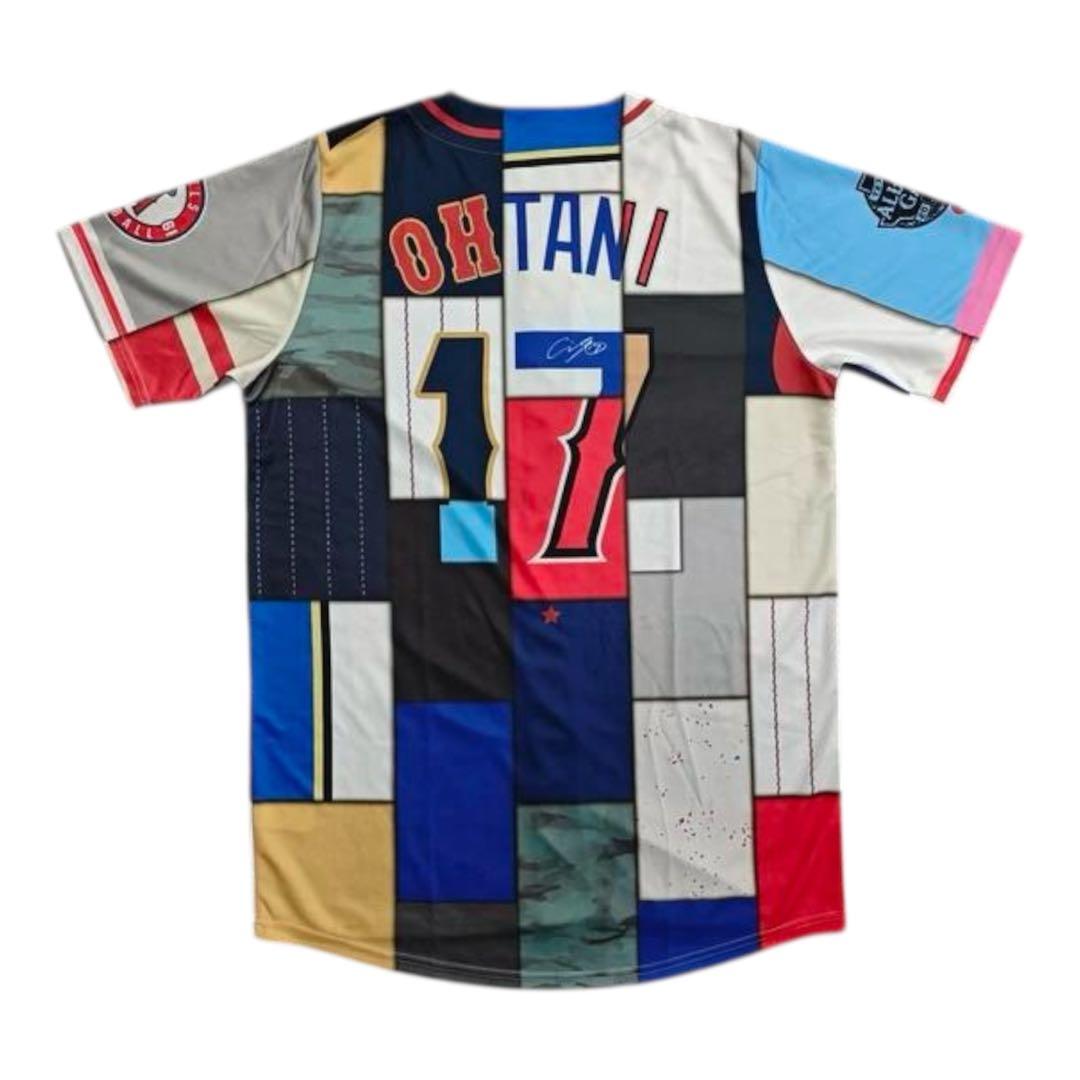 B*n様 非売品 大谷翔平 サインプリント歴代ミックスユニフォーム　ドジャースW