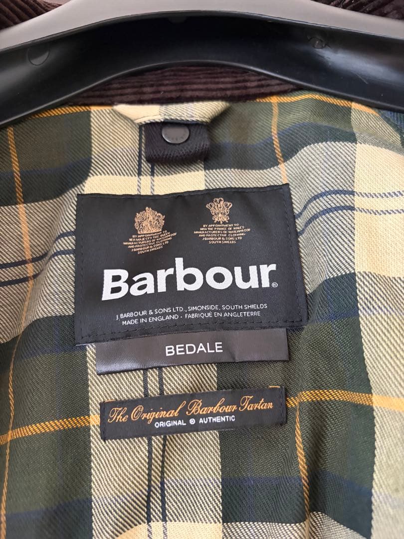 ★9900円分特典付き★Barbour BEDALEセージ38 英国製正規品