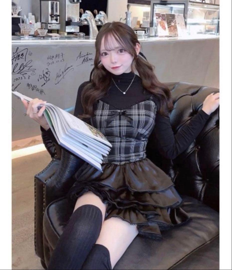 Darich イレヘムチェックキャミワンピース 最終値下げ